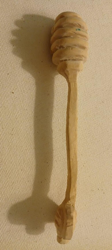 Honey Dipper 1/3 (Wood Carving)